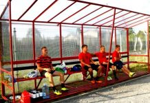 Raasiku staadionil on nüüd varumängijate pingid