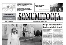 Sõnumitooja 27. augusti lehes