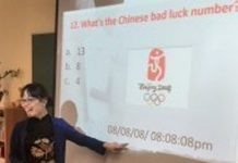 Kolga koolis andsid tunde hiinlased