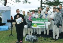 „Suvenaabrite“ salvestus käis Valklas lausvihmas