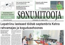 Sõnumitooja 24. augusti lehes