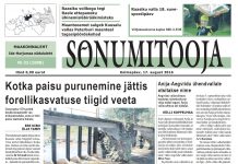 Sõnumitooja 17. augusti lehes