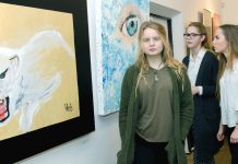 Kuusalu Kunstide Kooli kunstiosakonna õpilaste tööde näitus Jõhvi galeriis