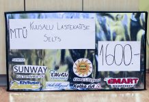 Kuusalu 12. klass kogus vähekindlustatud perede lastele 1600 eurot