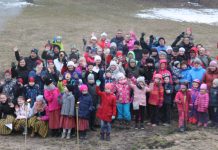 Arukülas oli Ida-Harju suurim noorte laulu- ja tantsupeo lõkkepidu