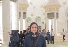 Kehra õpetaja REESI KUSLAP käis kroonprintsi rahastatud konverentsil Abu Dhabis