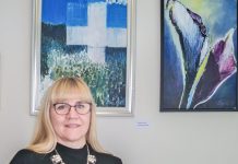 Raasiku kunstnik EVE-LY VILLBERG pühendas Vabadussõjas võidelnud esiisadele maali