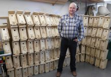 Kehra, Raasiku ja Aruküla koolipoisid tegid tihastele 100 pesakasti