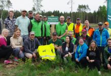 Nordic Houses osales RMK metsaistutustalgutel Võllaskatkul