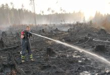 Mustjõe-Pillapalu metsapõlengu kustutustööd jätkuvad