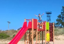 Salmistu rannas on nüüd laste mänguväljak