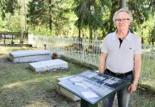 Laurentsiuse Selts korrastas EDUARD AHRENSI hauaplatsi