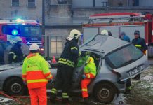 Kehras oli kiirabi, päästjate ja politsei koostööõppus