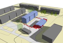 Raveni kinnistule Arukülla kortermaja ja kontor-depoohoone