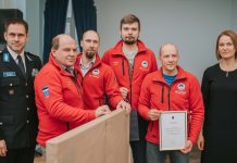 MTÜ Salmistu Paadimees on Eesti parim vabatahtlik merepäästeühing