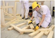 Kolga ehituspuusepp HARDI VALDSON osales Noore Meistri võistlusel