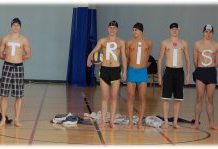 Kuusalu spordihoones esinesid kooliolümpia võistkondade ergutusgrupid