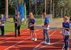 Kolga kooli õppeaasta avaaktus oli uuel spordiväljakul