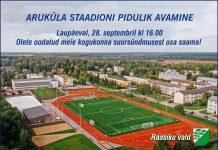 Aruküla uus staadion on kõigile avatud