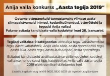 Anija valla aasta tegijateks esitati 35 nominenti