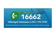 Mürgistusinfo www.16662.ee aitab mürgistusi ennetada ja esmaabivõtteid õppida