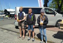 MIA MARIA LIPSMÄE saavutas Mairegatil üldarvestuses 2. koha