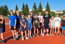 Isa ja poeg Pehkad õpetasid Aruküla lastele korvpallioskusi