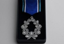 Kuusalu elanikule LAUR SITSILE Vabaduse Tammepärja aumärk