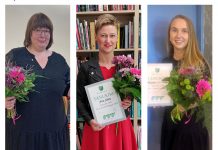 Raasiku valla aasta haridus- ja kultuuritegijad on CRISTINA KASKA, AIRA JÕÕTS ja MAARJA-LY TEINO