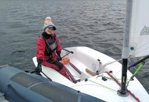 Eesti esinumber Mia Maria Lipsmäe õpib uut paadiklassi tundma