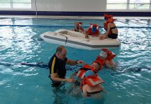 Kuusalu kooli 3. klassid harjutavad vetelpäästet