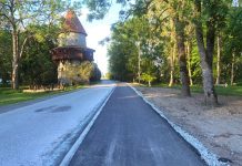 Kiiu Torni tänava jalgtee on valmis