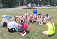 Harjumaa kodutütred ja noorkotkad pidasid Kõrvemaal laagrit