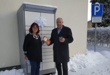 Aruküla raamatukogul on õues laenutuskapp