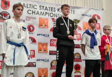 KARIN MASTEROVI ja MIKK TEINLUMI medalikohad karate Baltimaade meistrivõistlustel