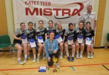 Aruküla SK/Mistra võistkond on Eesti meister tütarlaste B vanuseklassi käsipallis
