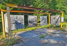 Valgejõe bussipeatuses on avatud kunstigalerii