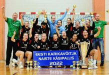 Aruküla/Mistra naiskond kordas eelmise hooaja karikavõitu