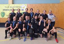 U13 tüdrukute saalihoki Eesti meistrivõistluste pronks Kuusalu võistkonnale