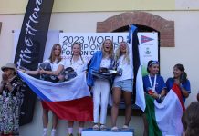 Purjetajad MIA MARIA LIPSMÄE Salmistult ja SANDRA SINIVEE on maailmameistrid