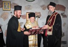 Oikumeeniline patriarh BARTOLOMEUS avas Aruküla kiriku altariukse