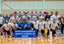 Raasiku Mistra käsipallimeeskond tuli Eesti karikavõitjaks