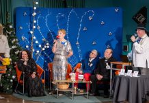 Kuusalu valla taidlejad olid kutsutud rahvamajja talvepeo telestuudiosse