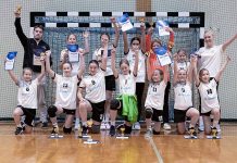 Aruküla D2-klassi tüdrukud tulid Eesti karikavõistlustel 3. kohale