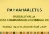 Kuusalu valla kogukonnaedendaja hääletus