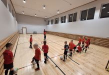 Raasiku tehase vana võimla renoveeriti kaasaegseks spordisaaliks