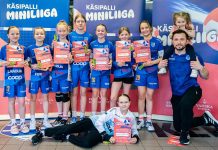 Kehra ja Aruküla käsipallitüdrukud võitsid miniliigas esikohti