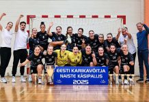 Mistra käsipallinaiskond on taas Eesti karikavõitja