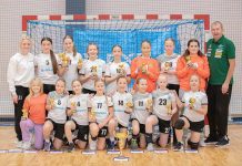 Eesti karikavõistluste pjedestaalikohad Aruküla ja Kehra noortele käsipalluritele