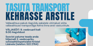 Aegviidust valla transpordiga Kehrasse arstile